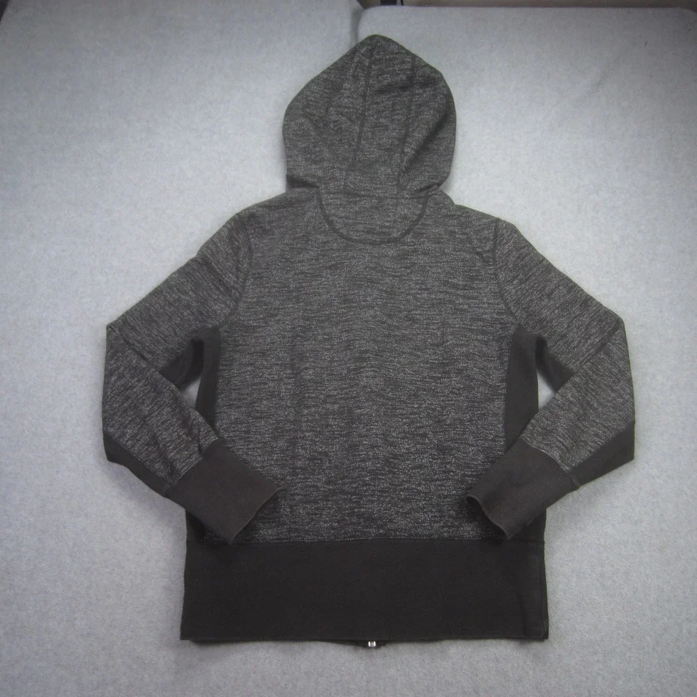 Kimes Ranch Jacket Womens Medium Black Space Dye Full Zip Hoodie Horn Logo‎ Slim - Picture 7 of 16